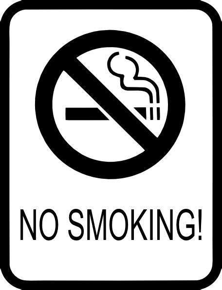 Cigarette smoking smoke sign forbidden tobacco prohibited stop no. No Smoking Sign Clip Art at Clker.com - vector clip art ...