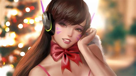 Dva Overwatch Cute Artworks Hd Games 4k Wallpapers