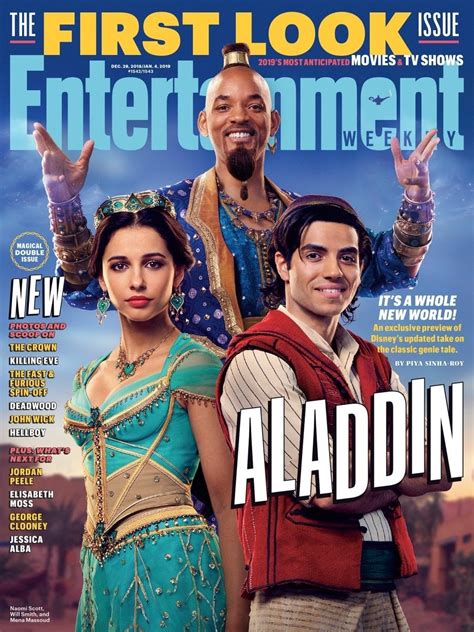 Aladdin First Look At Will Smiths Live Action Genie Revealed