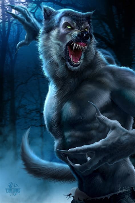 Werewolf Art By Tom Woods