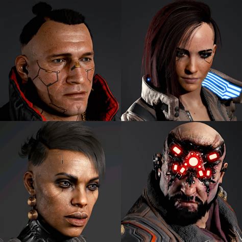 Image Detailed Screenshots Of Cyberpunk 2077 Character Models Rps4