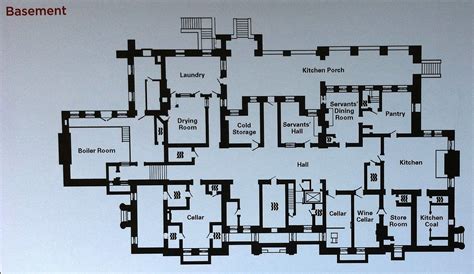 JJ Hill House Basement House On A Hill Mansion Floor Plan