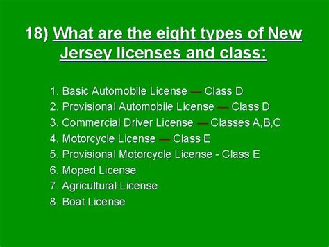 The New Jersey Driver License System Chapter 1
