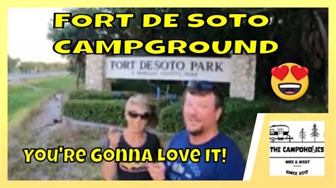 Fort De Soto Campground Pinellas County Florida It S Big Youtube