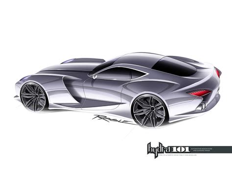 Supercar Design Sketch By Gary Ragle Car Body Design