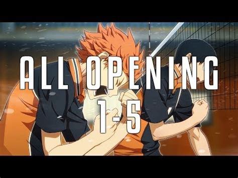 All Opening Haikyuu Full Youtube Haikyuu Anime Music