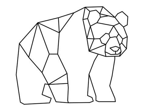 Geometric Animal Coloring Pages