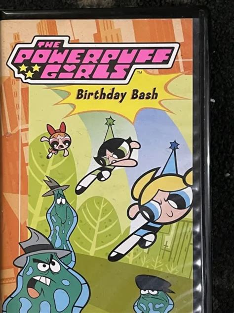The Powerpuff Girls Birthday Bash Vhs 2000 Clam Shell 899 Picclick