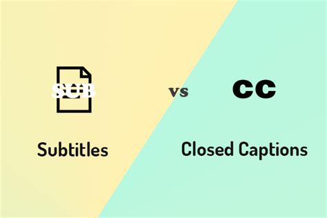 Subtitles Vs Closed Captions Definitions And Differences