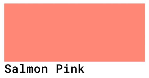Salmon Pink Color Codes The Hex Rgb And Cmyk Values That You Need Images