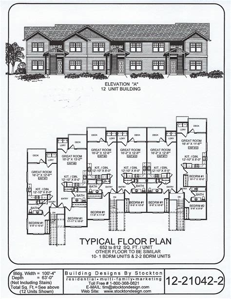 20 Unit Apartment Building Plans And Up Togalai