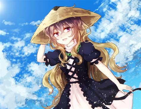 Safebooru 1girl Ajirogasa Blonde Hair Gradient Hair Hijiri Byakuren Jewelry Long Hair