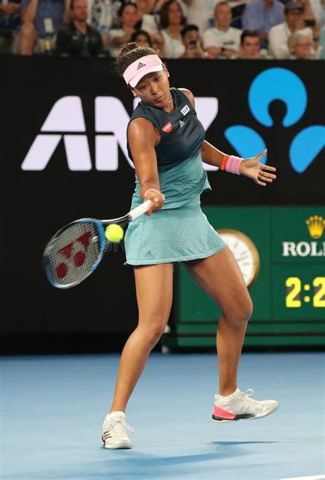 Grand Slam Champion Naomi Osaka Of Japan In Action During Her Final