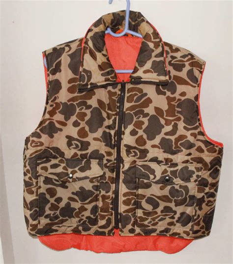 Lot Duck Bay Camo Pattern Reversible Hunting Vest