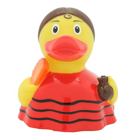 Lilalu Share Happiness Flamenco Dancer Rubber Duck Design By Lilalu Lilalu