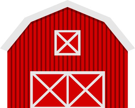 Red Barn Clipart Set Png Clipart Best