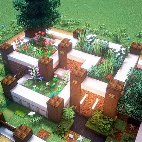 Minecraft Beautiful Garden Decoration Ideas And Design My XXX Hot Girl