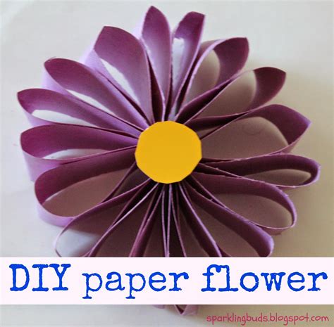 Easy Paper Flower Sparklingbuds