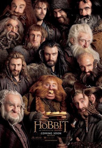 Todos los enanos de 'El Hobbit: Un viaje inesperado' posan en su propio