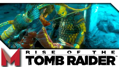 Rise Of The Tomb Raider Gameplay Armor Piercing Arrows Part 37