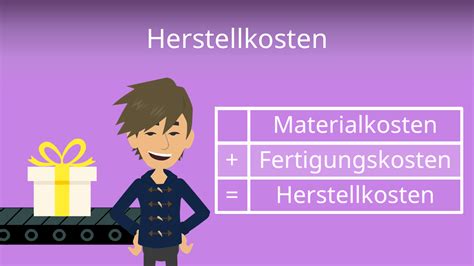 Herstellkosten Erklärung Und Berechnung · Mit Video