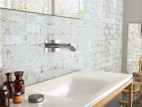 Stunning Distressed Look Dry Pressed Ceramic Tiles For Interior Walls