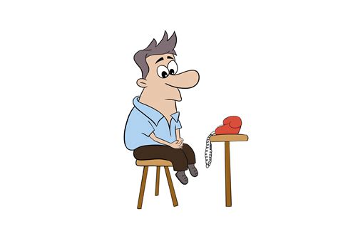 Waiting For Call Adobe Illustrator, Waiting, Call, Illustrations, Quick