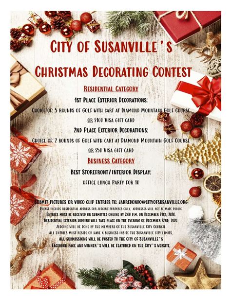 City Announces Christmas Decorating Contest Lassen News