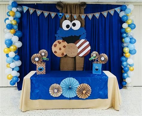 Cookie Monster Birthday Party Diy Cookie Monster Decour Diy Cookie