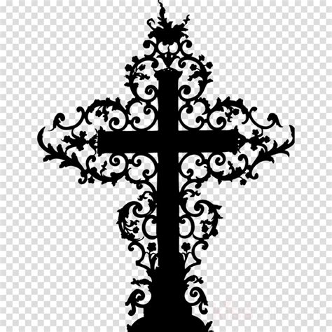 Download High Quality Cross Clipart Black And White Silhouette 9de