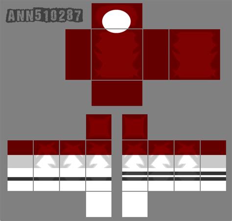 Roblox Red Shirt Template By Ann510287 On Deviantart