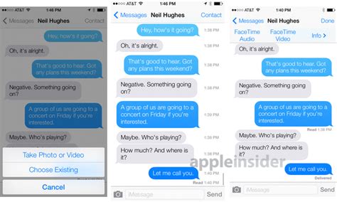Inside Ios 7 Messages Adds Group Chat User Pics Hidden Timestamps