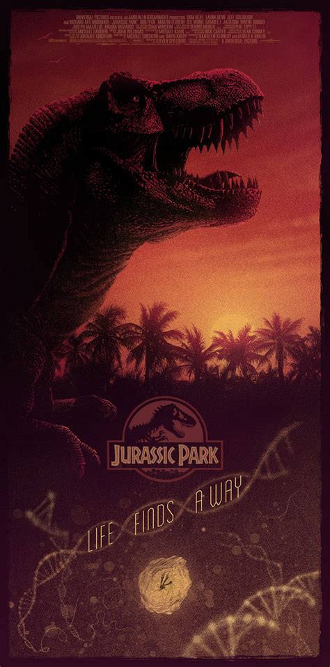 Jurassic Park 1993 1295 × 2619 Movieposterporn