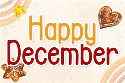 Happy December Font Digital Font Download