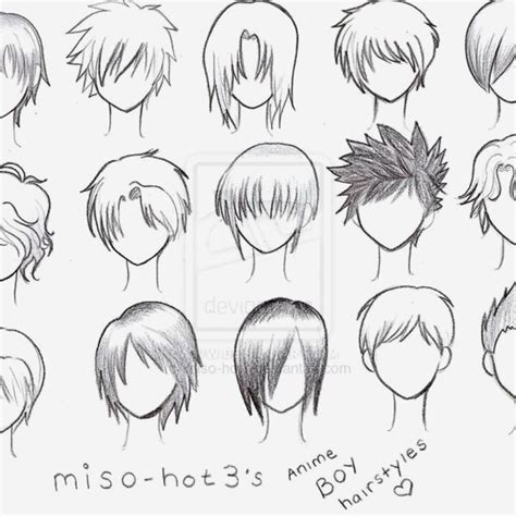 Check out the coolest anime hairstyles for guys including hairstyles with mohawks, bangs and side partings. Male Anime Hairstyles Drawing at GetDrawings | Free download