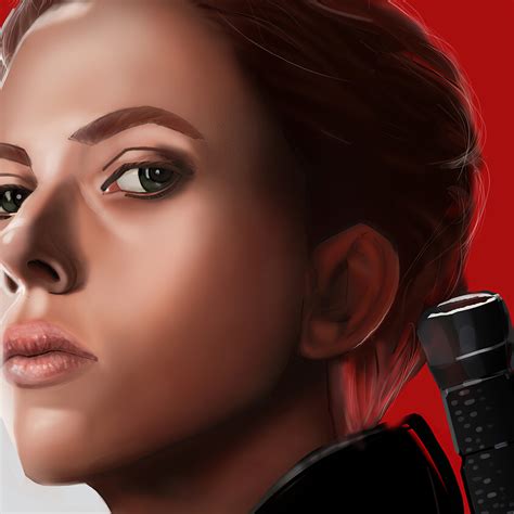 2932x2932 Black Widow Newartwork Ipad Pro Retina Display Hd 4k