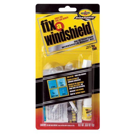 It's a common misconception that windshield repair kits completely heal the damage.in reality, they the diy kits are very basic and are good for quick patch jobs but might not hold up to more difficult issues. Fix-A-Flat Fix-A-Windshield Repair Kit - Walmart.com