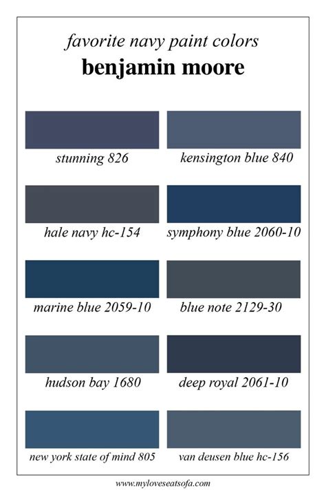 Benjamin Moore Exterior Paint Color Chart Luxury Favorite Navy Blue