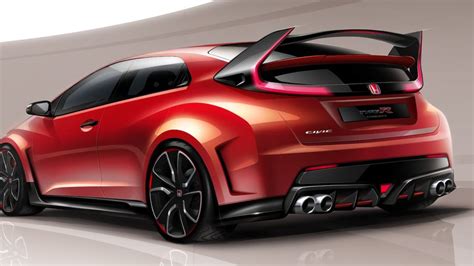Honda Civic Type R Geneva Bound Concept Previews Upcoming Hot Hatch