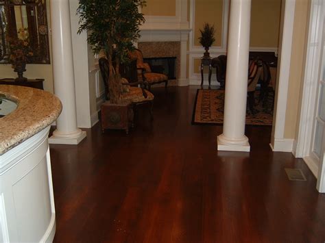 Wide Plank Rustic White Oak With Stain Ozark Hardwood Flooring