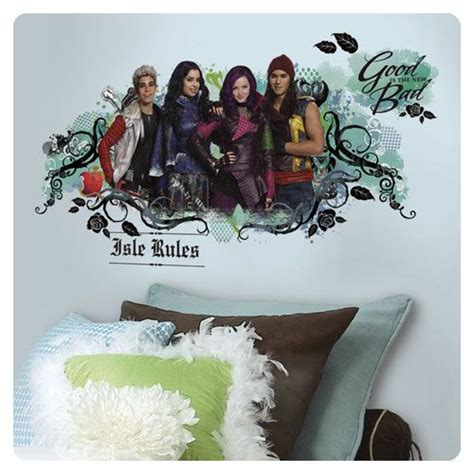 Descendants Isle Of The Lost Peel And Stick Wall Graphic Roommates
