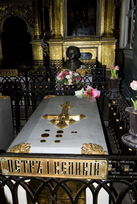 Tomb Of Peter The Great In Peter And Paul Cathedral It Is Located In