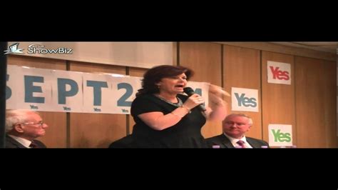 Elaine C Smith On Voting Yes To Independence Youtube