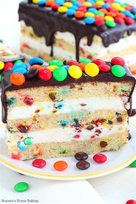 Mandms Cake With Cream Cheese Frosting And Chocolate Ganache Recipe A