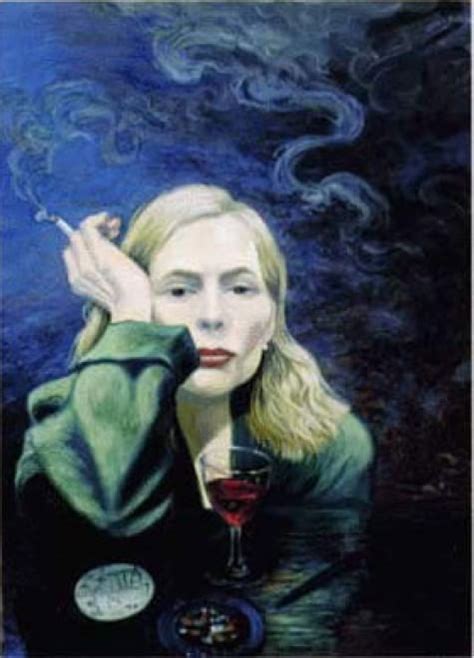 Joni Mitchell Self Portrait Portrait Painting Painting Drawing