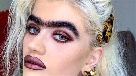 Model With Bushy Eyebrows Receives Death Threats Online Geelong