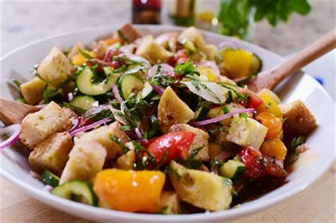 So let's jump into chicken spaghettiland, shall we? Panzanella | The Pioneer Woman