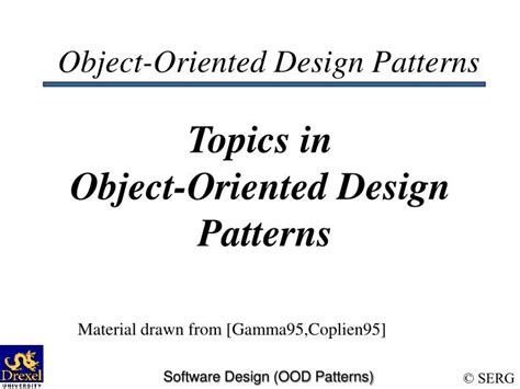 Ppt Object Oriented Design Patterns Powerpoint Presentation Free