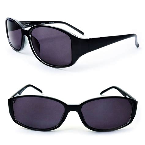 Classic Sun Readers Full Lens Spring Hinges Oval Reading Sunglasses Black 3 00 Walmart