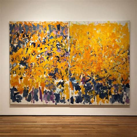 American Abstract Expressionist Painter Joan Mitchell Moved To